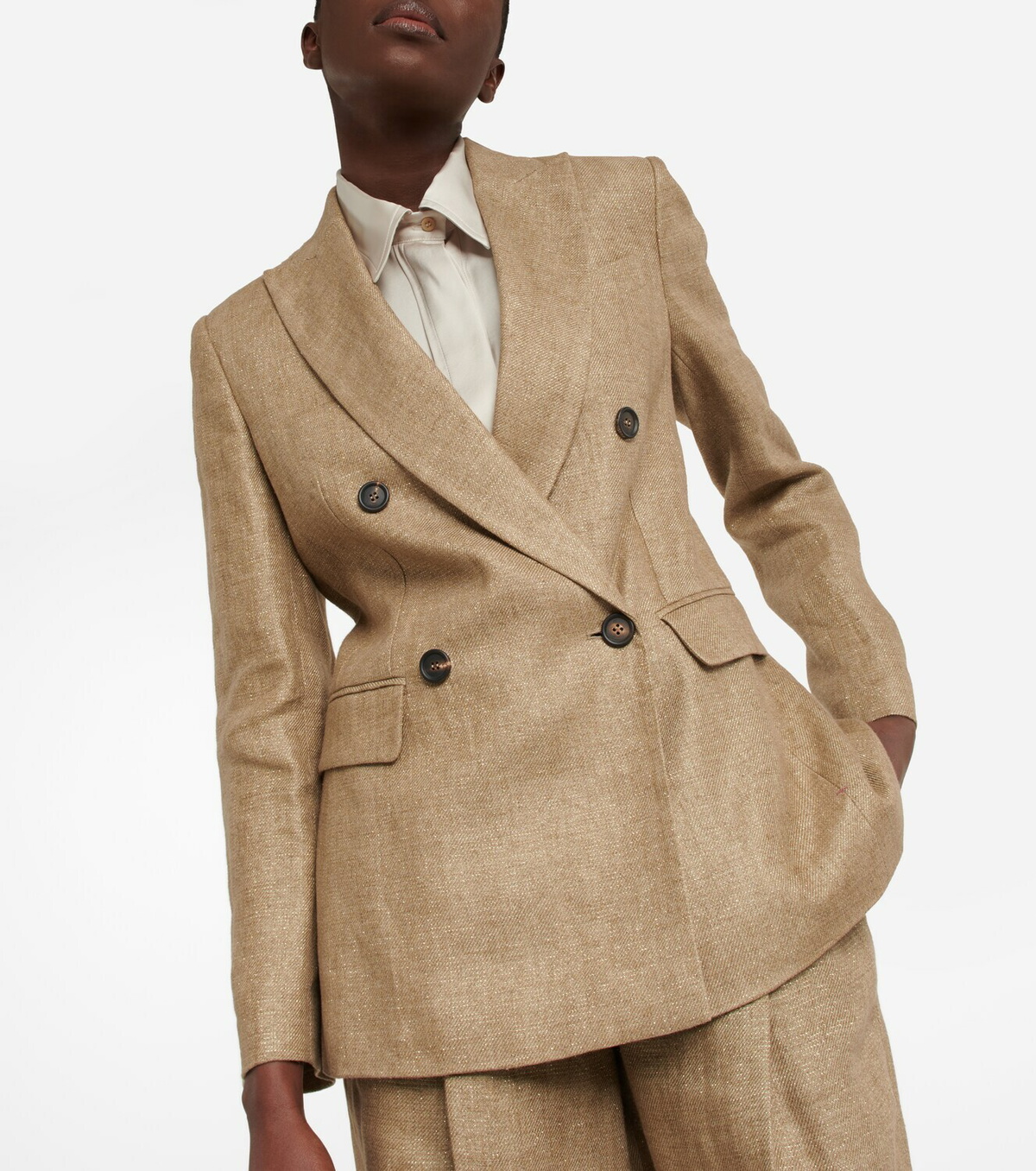 Brunello Cucinelli Brunello Cucinelli Linen Operated Blazer main image 0
