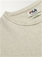 Oliver Spencer - FILA Anderson Striped Cotton-Jersey T-Shirt - Neutrals