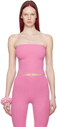 Gil Rodriguez Pink Convertible Tube Top