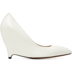 Maison Margiela White Heel-less Pump Heels