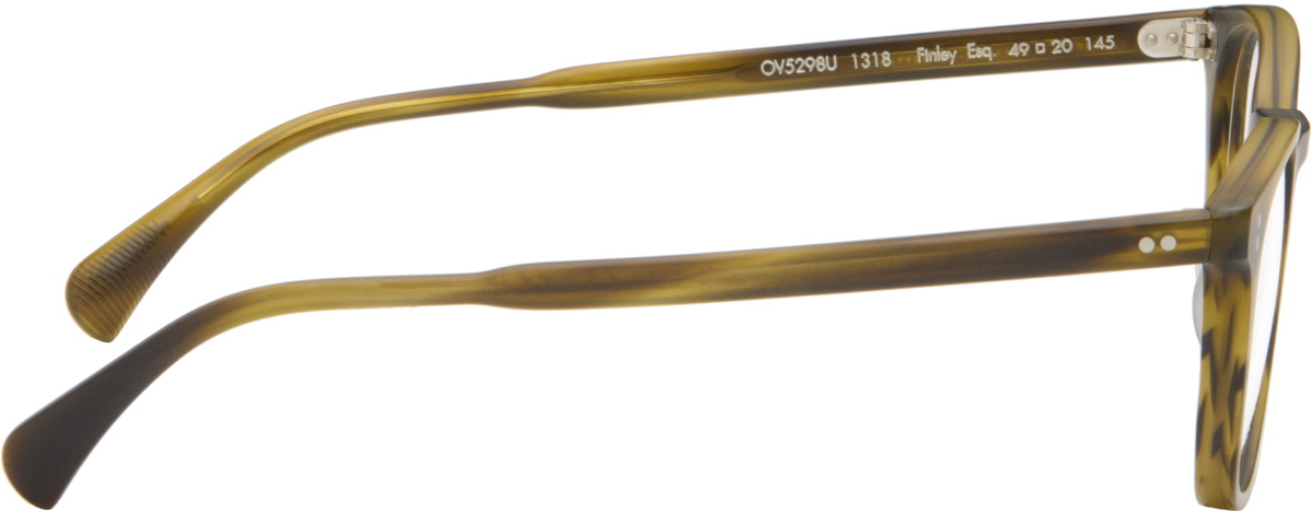 Oliver Peoples Khaki Finley Esq. Glasses