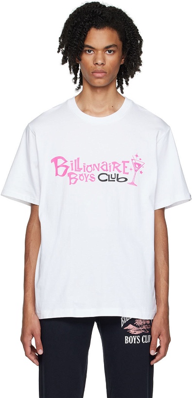 Photo: Billionaire Boys Club White Cocktail T-Shirt