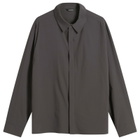 Hiking Patrol Men's Align Button Up Shirt in Charcoal Black