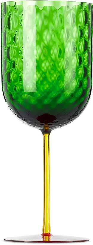 Photo: Dolce & Gabbana Green Carretto Red Wine Glass