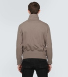 Rick Owens Bauhaus cotton zip-up jacket