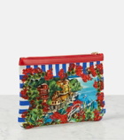 Dolce&Gabbana Portofino printed canvas pouch