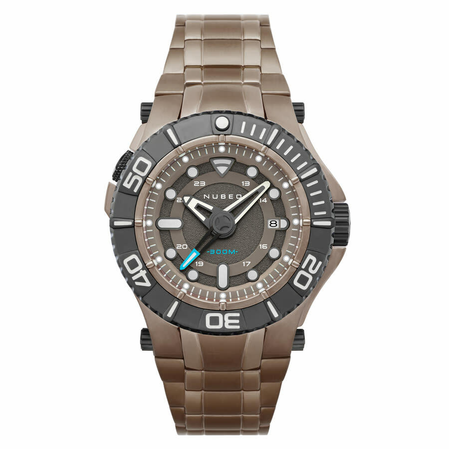 Nubeo Manta Midsize Automatic Brown Dial Mens Watch NB-6059-11