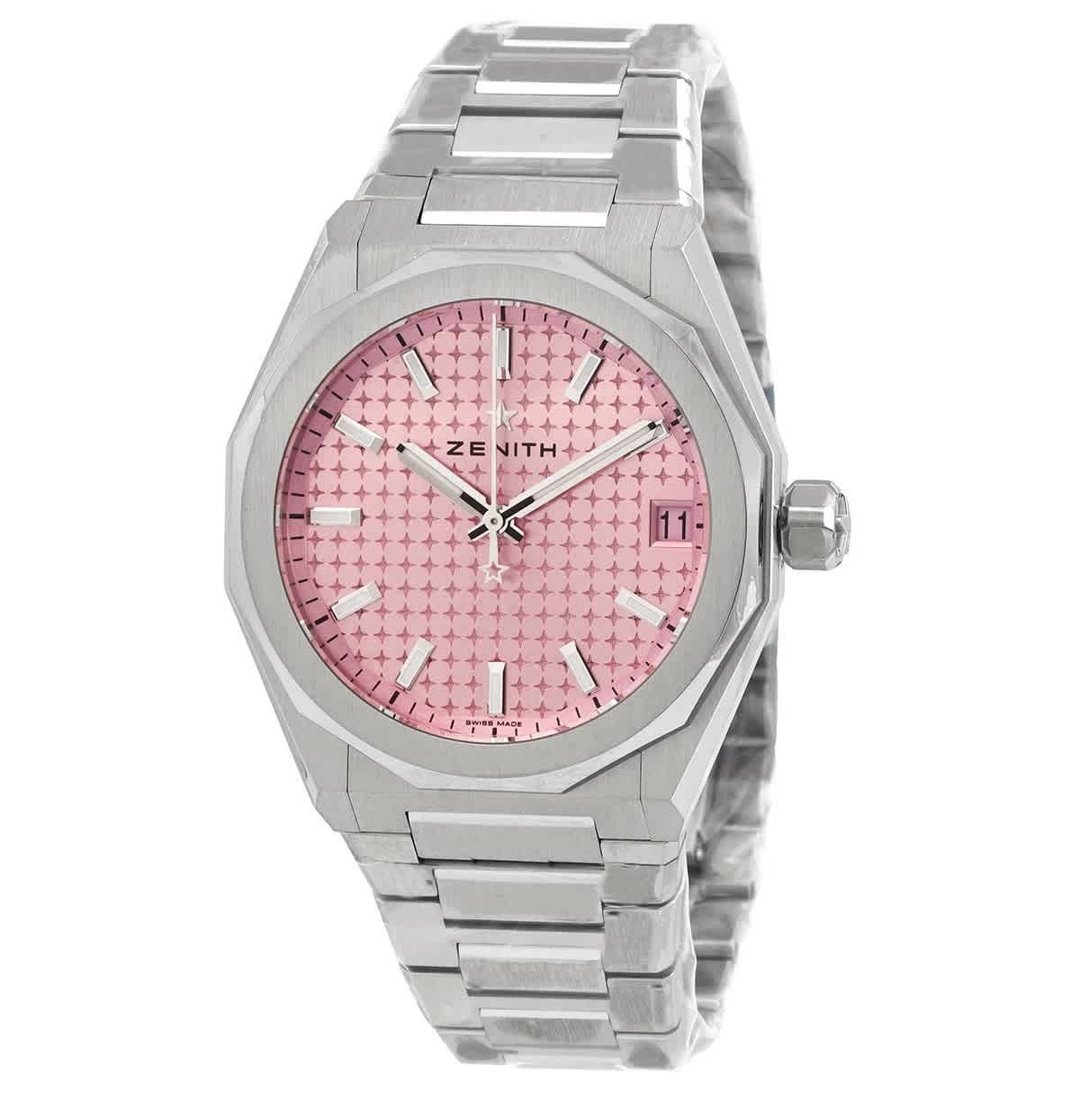 Zenith Defy Skyline Automatic Pink Dial Ladies Watch 03.9400