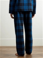 Calvin Klein Underwear - Checked Cotton-Flannel Pyjama Trousers - Blue