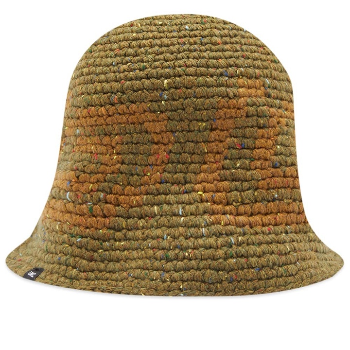 Photo: LMC Men's Spiral Crochet Bucket Hat in Olive