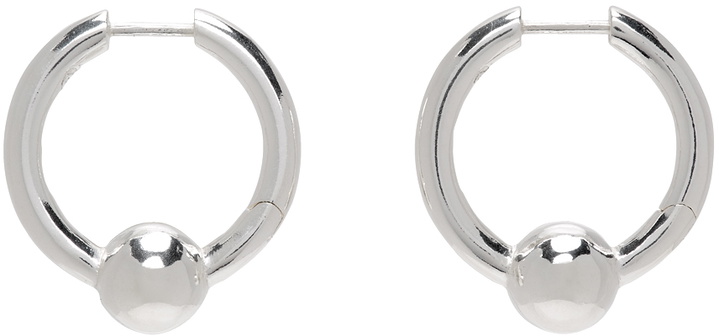 Photo: All Blues Silver Pearl Earrings
