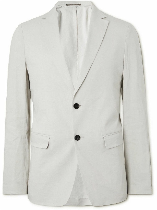 Photo: Theory - Clinton Linen-Blend Suit Jacket - Neutrals