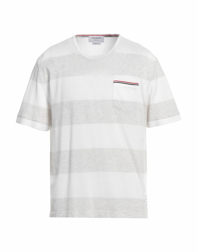 Photo: Thom Browne Mens T-shirt Light in Grey