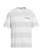 Thom Browne Mens T-shirt Light in Grey