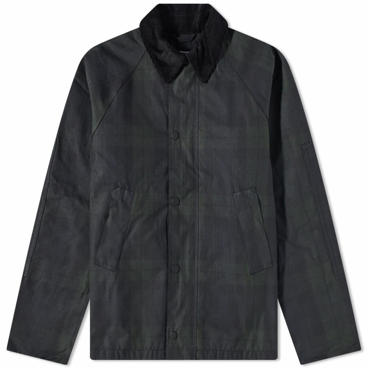 Photo: Barbour Men's SL Nara Wax Jacket in Blackwatch Tartan