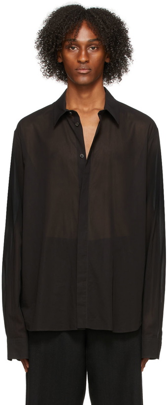 Photo: Ann Demeulemeester Black Emiel Evening Shirt