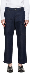 Barena Navy Cargo Jeans