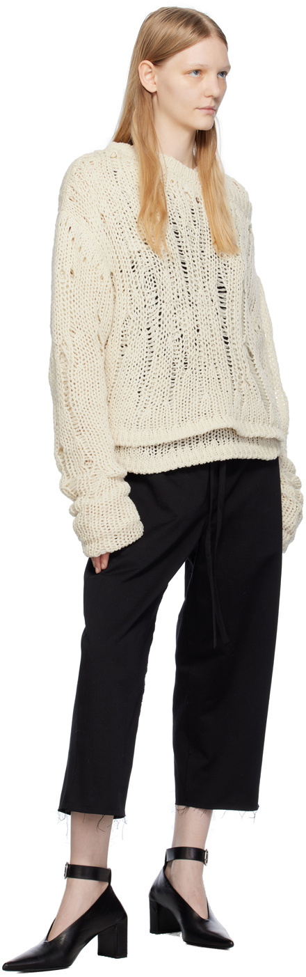 AIREI Off-White Layered Sweater