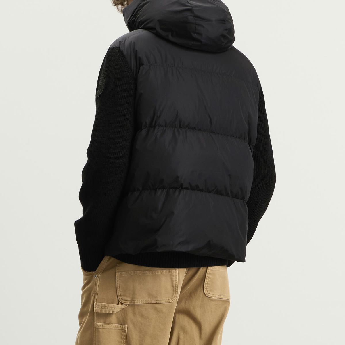Canada Goose Men's Hybridge Grove Knit Hoody in Black