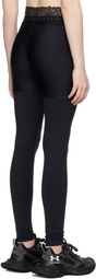 Balenciaga Black Under Armour Edition Layered Leggings
