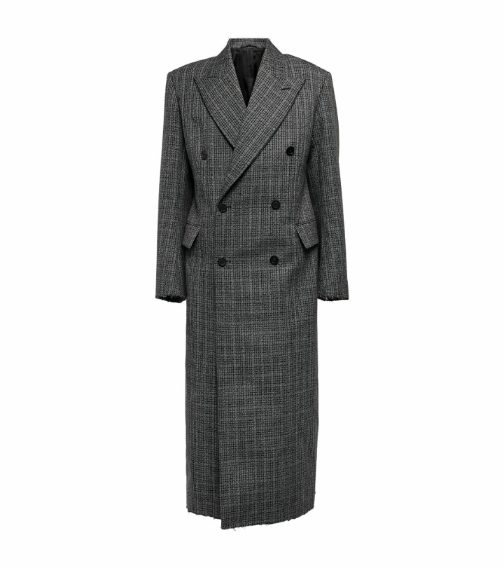 Photo: Balenciaga - Raw Cut double-breasted wool coat