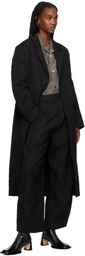 Henrik Vibskov Black Cloud Long Coat