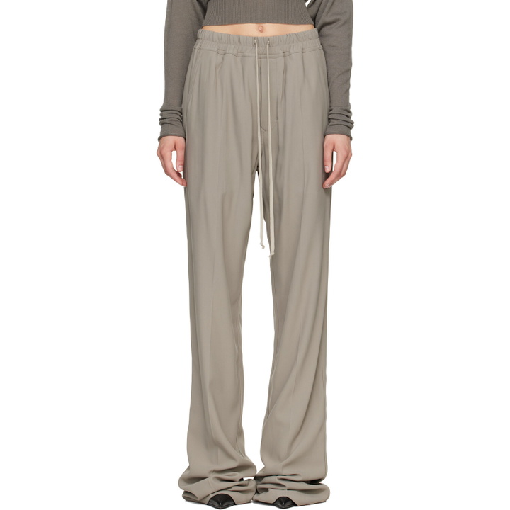 Photo: Rick Owens Taupe Tower Dietrich Drawstring Lounge Pants