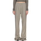 Rick Owens Taupe Tower Dietrich Drawstring Lounge Pants