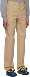 JW Anderson Beige Five-Pocket Trousers