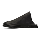 Guidi Black Kangaroo Leather Loafers