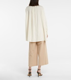 Victoria Beckham - Gathered silk blouse