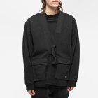 Maharishi Men's Utility Pocket Organic Sweat Kimono in Black