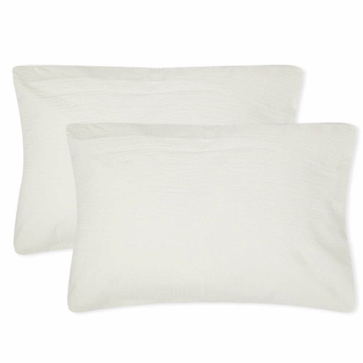 Photo: Crisp Sheets Pillow Cases - Set of 2 in Pebble Stone