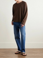 The Row - Jameson Cotton-Jersey T-Shirt - Brown