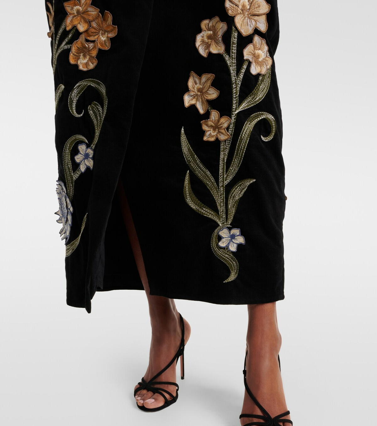 Agua by Agua Bendita Cinefila Laguna velvet maxi dress
