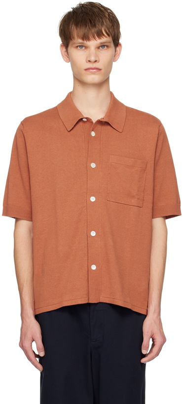 Photo: NORSE PROJECTS Orange Rollo Shirt