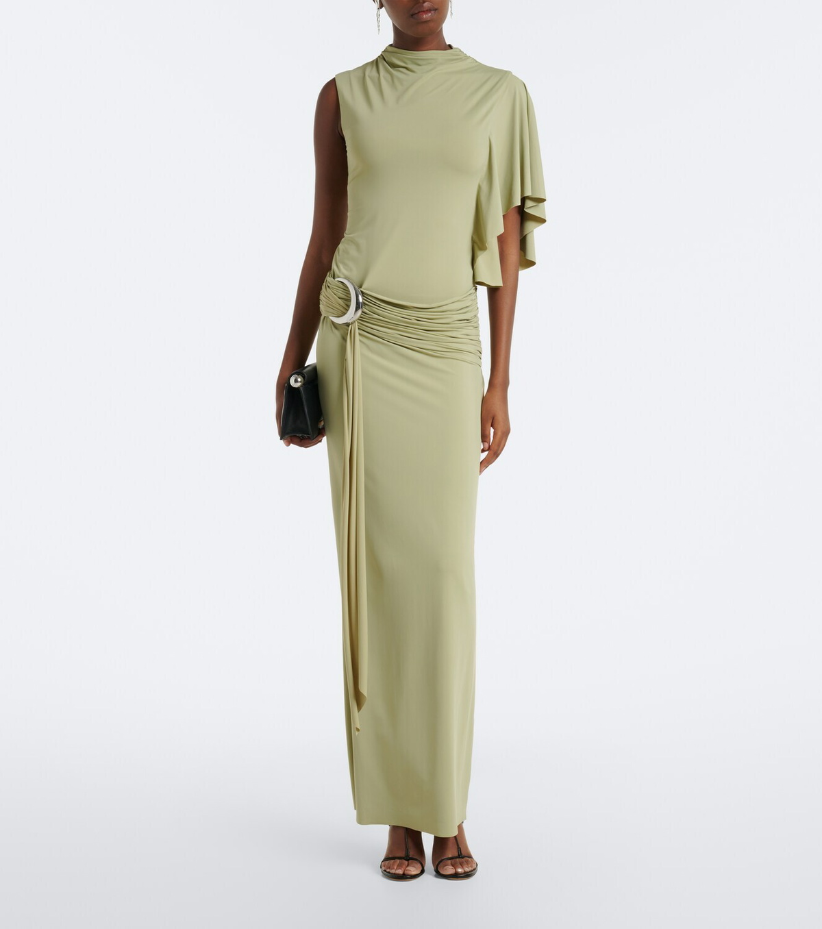 De La Vali Titan jersey maxi dress