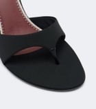 Magda Butrym Satin thong sandals