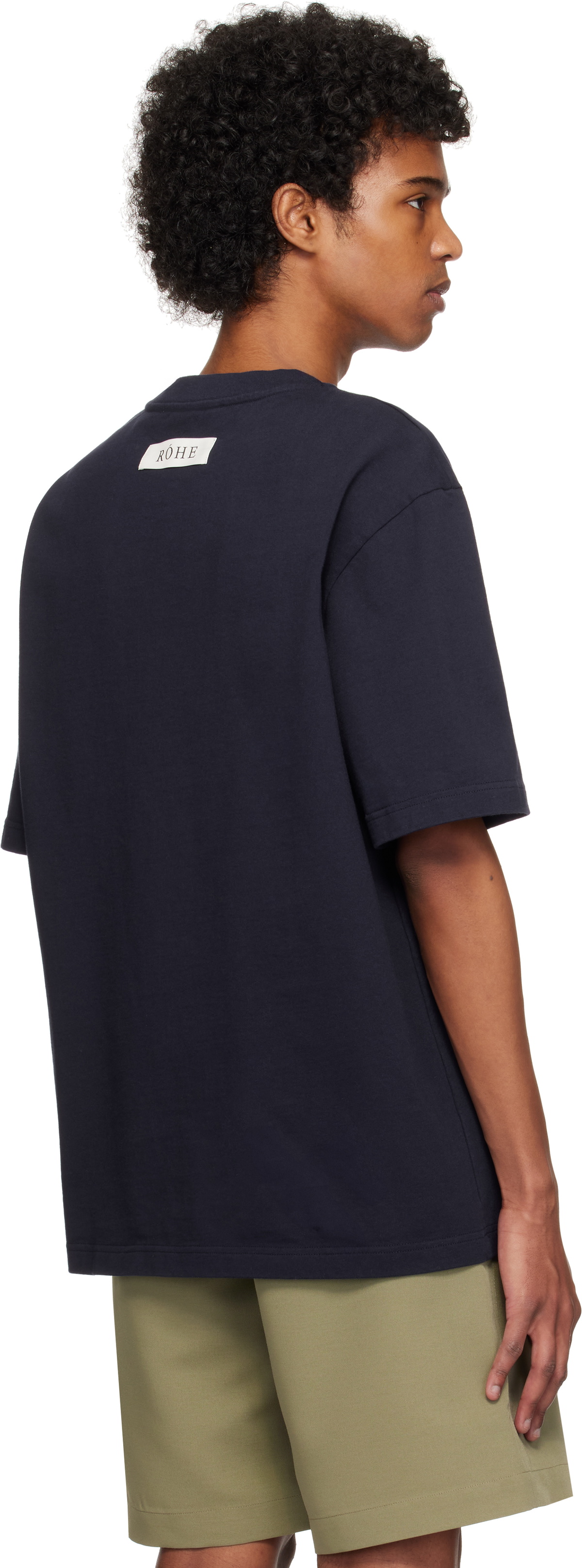 Róhe Navy Oversized T-shirt