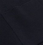 Camoshita - Wool and Silk-Blend Cardigan - Blue