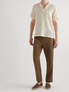 Frescobol Carioca - Thomas Camp-Collar Linen Shirt - Neutrals