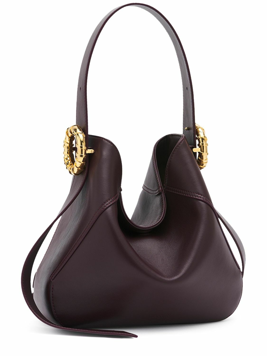 LANVIN - Melodie Leather Hobo Bag