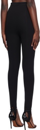 Atlein Black Stirrup Leggings