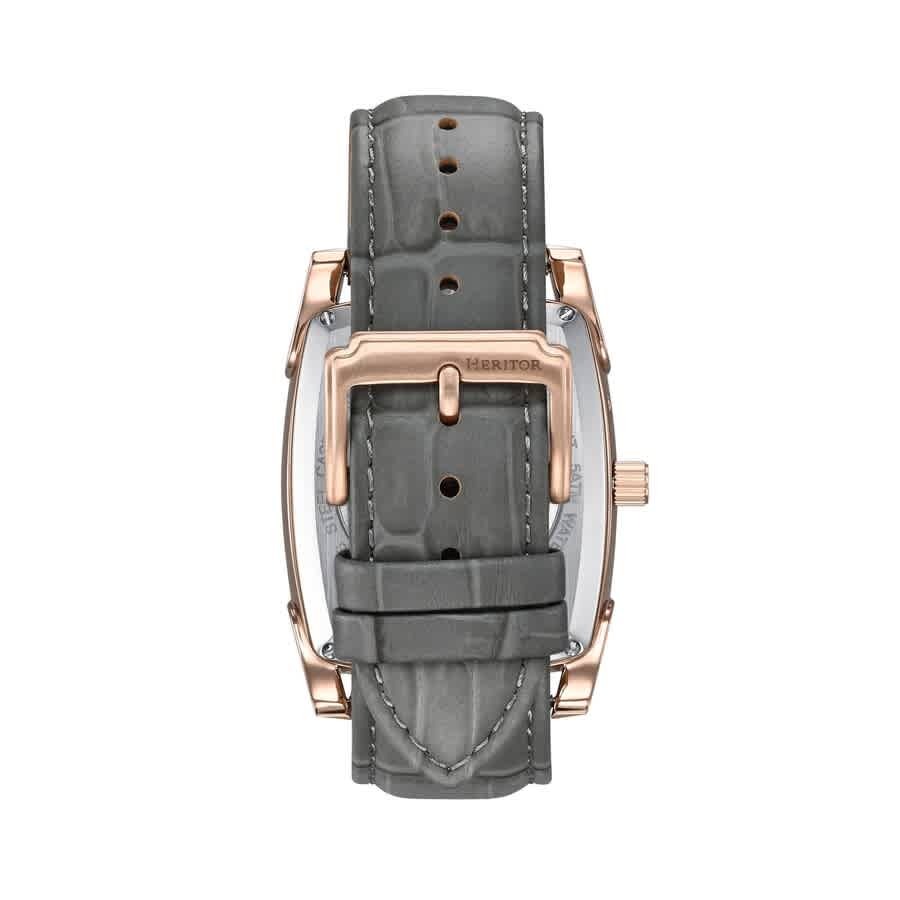 Heritor Valentin Automatic Grey Dial Mens Watch HERHS4406