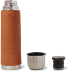 James Purdey & Sons - Leather and Steel Flask - Brown