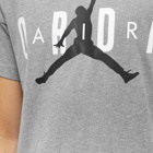 Air Jordan Men's Air Stretch T-Shirt in Carbon Heather/White/Black