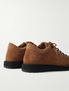 Diemme - Cornaro Rubber-Trimmed Suede Sneakers - Brown