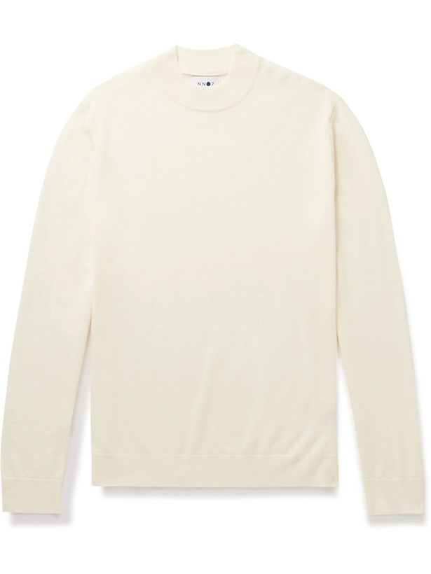 Photo: NN07 - Martin Wool Mock-Neck Sweater - Neutrals