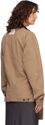 Charles Jeffrey LOVERBOY Tan Hug Jacket