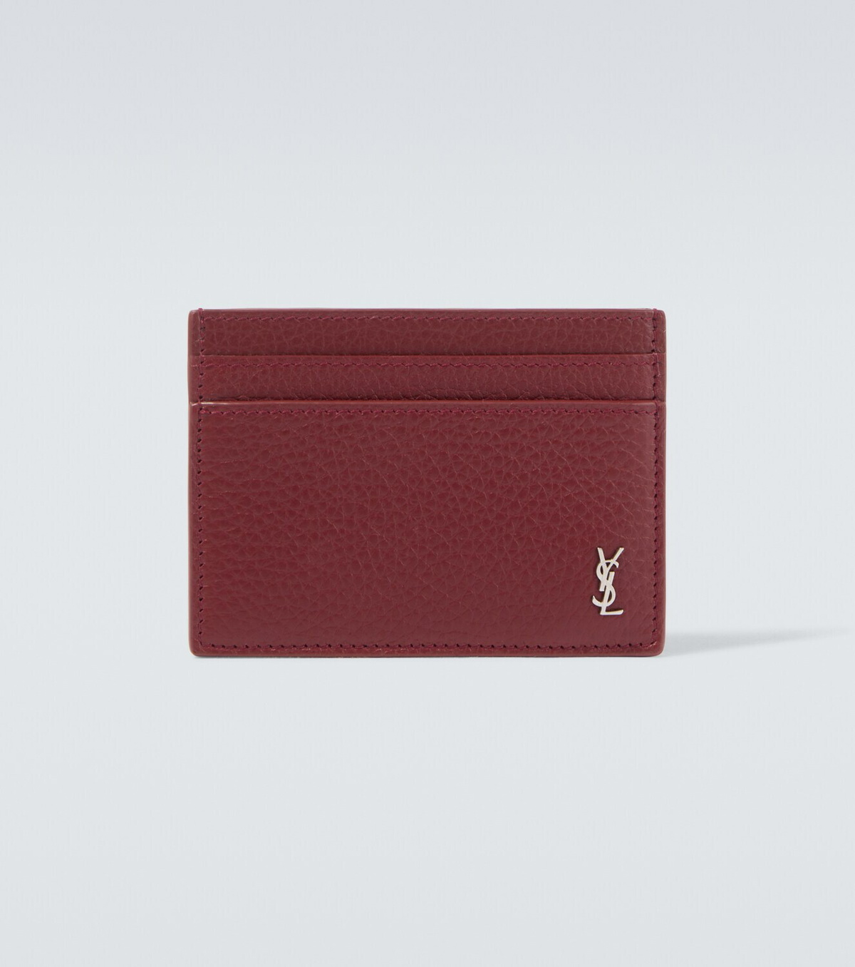 Saint Laurent Tiny Cassandre leather card holder